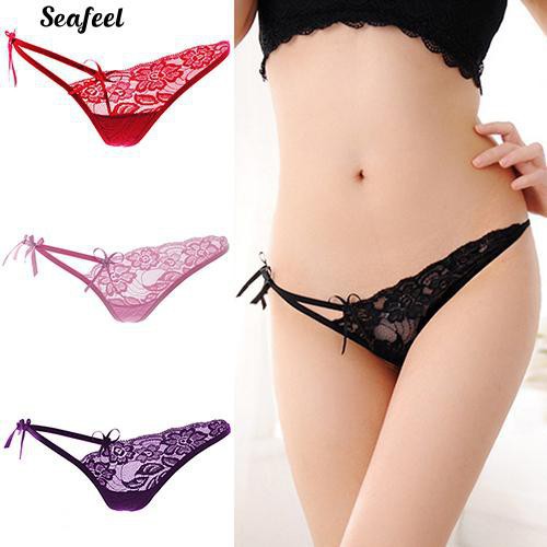 Quần lót ren phối dây gợi cảm cho nữ