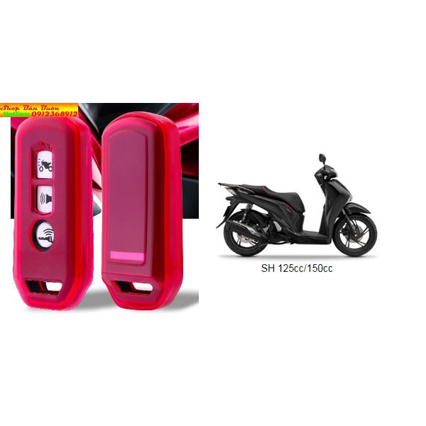 Bọc Chìa Khoá Smartkey Cho Xe Sh , Sh Mode, Lead, Vision, Airbale chất liệu nhựa dẻo trong suốt