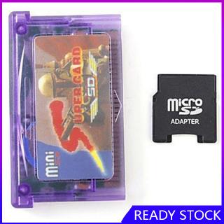 FL【COD Ready】Mini Super Card & SD Flash Card Adapter Cartridge 2GB Game Backup Device for GBA SP GBM IDS NDS