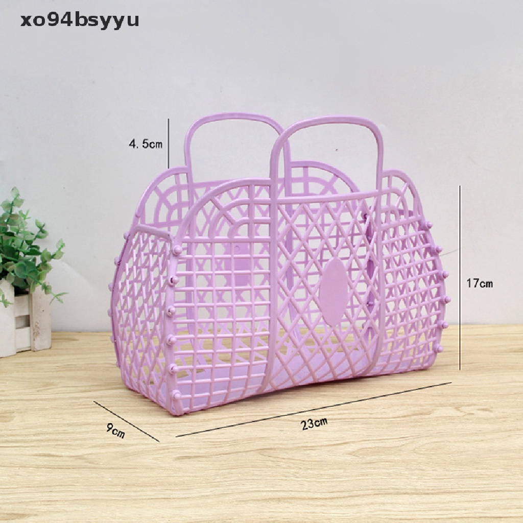 Giỏ Đựng Đồ Giặt Bằng Nhựa Dạng Lưới Gấp Được Xo94Bsyu Dành Cho Phòng Tắm