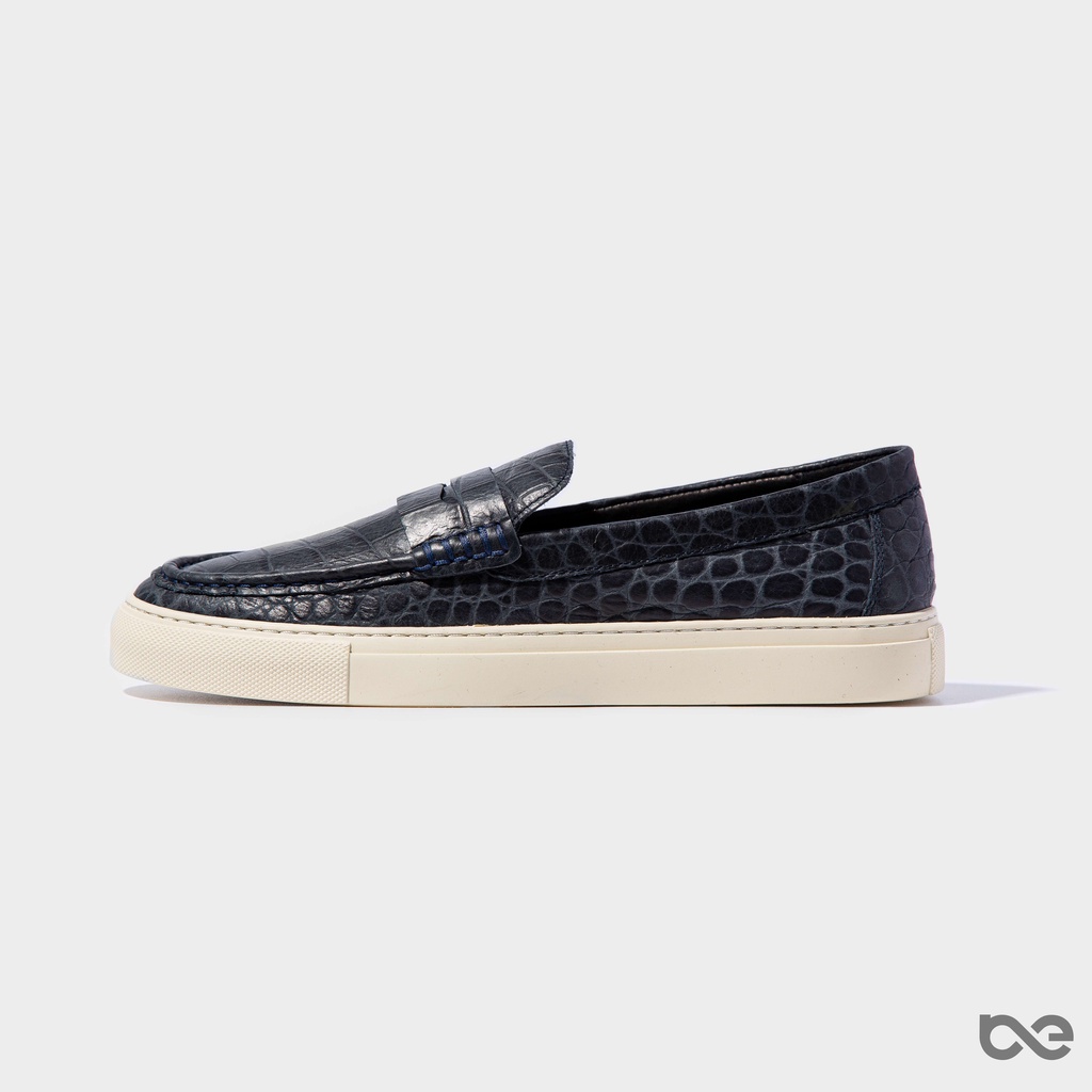 Giày lười nam hàng hiệu Croco Slip-on 2.0  êm chân,tăng chiều cao da thật sang trọng bền bỉ BENTONI