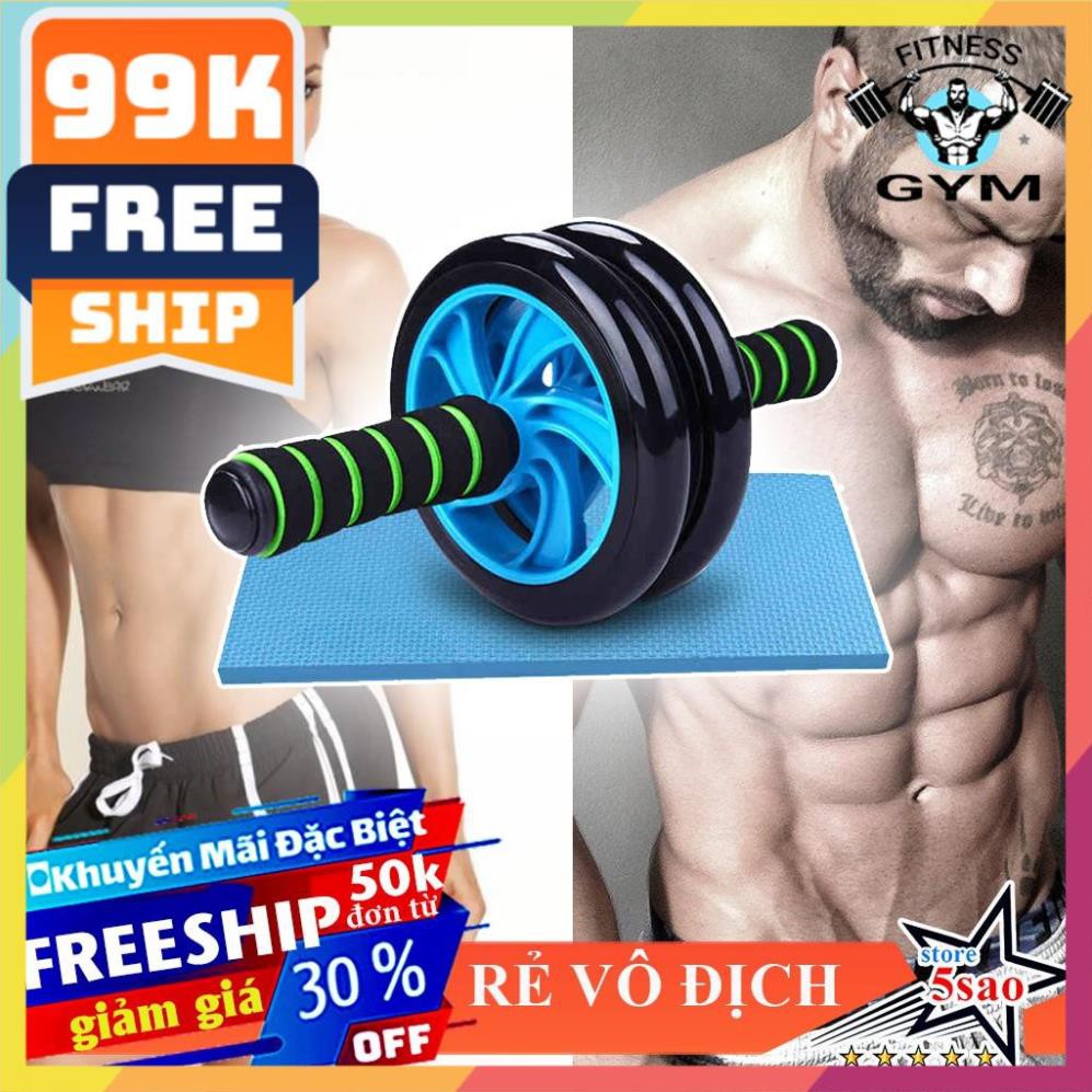 FREESHIP🎁 Con lăn tập bụng GYM Roller ❤️ FREESHIP❤️  tập cơ bụng 6 múi tại nhà