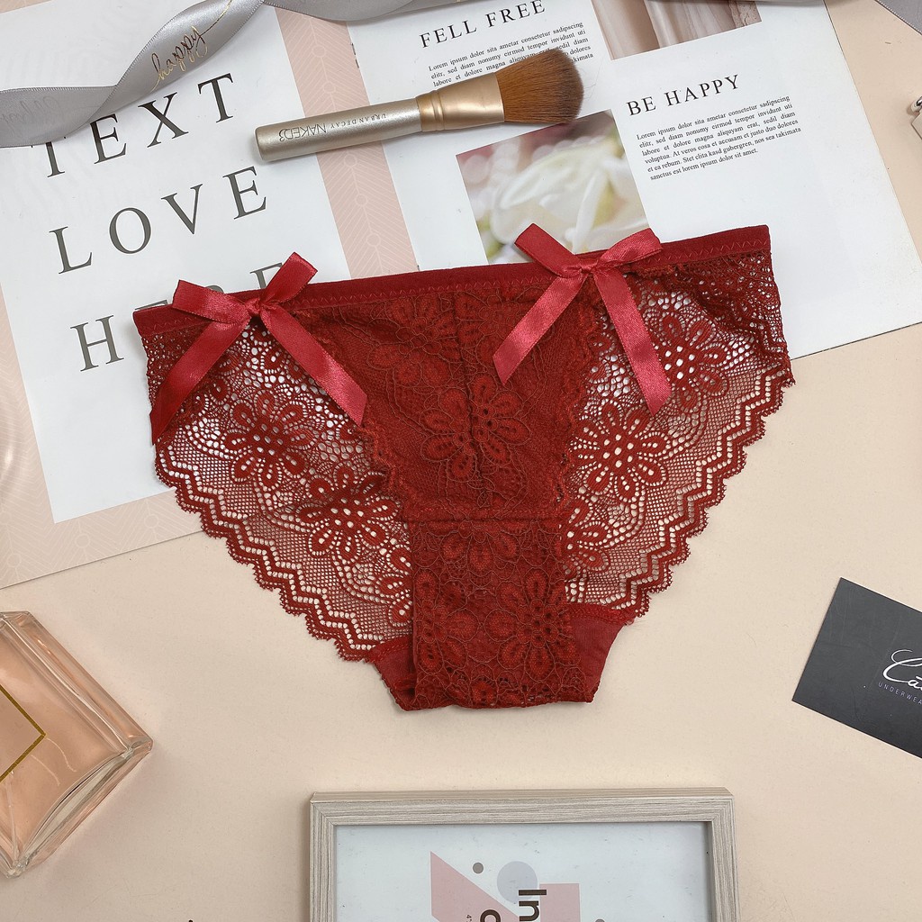 Quần Lót Nữ Ren Sexy thiết kế họa tiết ren đẹp cực mê mã 0222