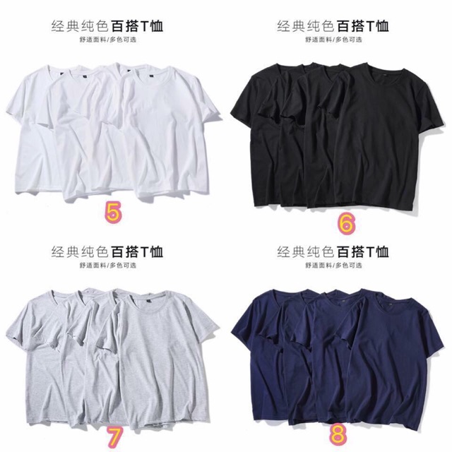 Order áo phông trơn