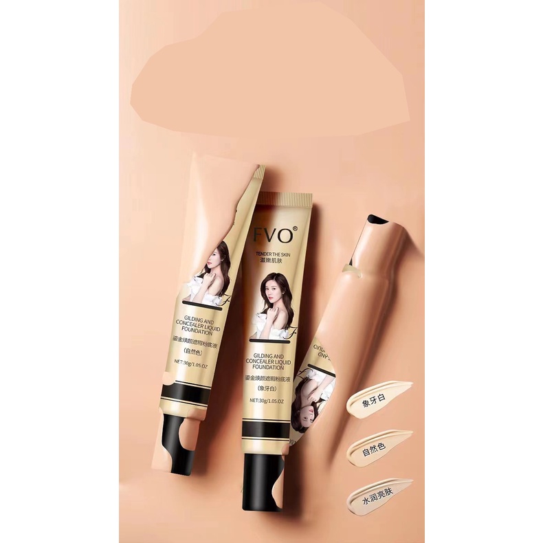 Kem Nền FVO Che Khuyết Điểm 33G(Tuýp Vàng No.6121) - HÀNG MỚI VỀ