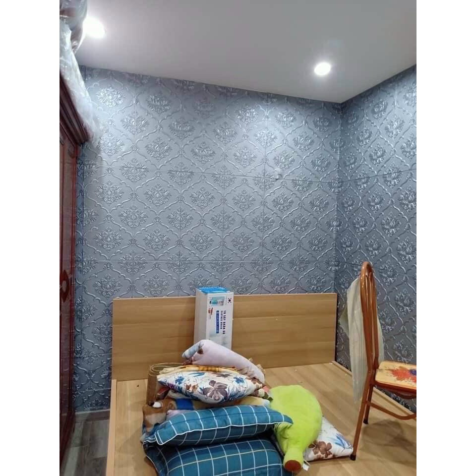 Xốp Dán Tường Hoa Văn Tân Cổ Điển 7 kích thước 70x77cm - Miếng Dán Tường Hoa Văn Đẹp, Sang Trọng