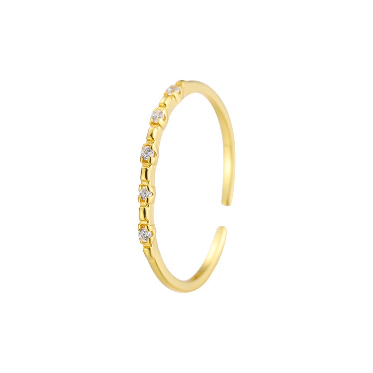 Nhẫn Hở Đính Đá Sang Trọng Thời Trang Cao Cấp Cho Nữ