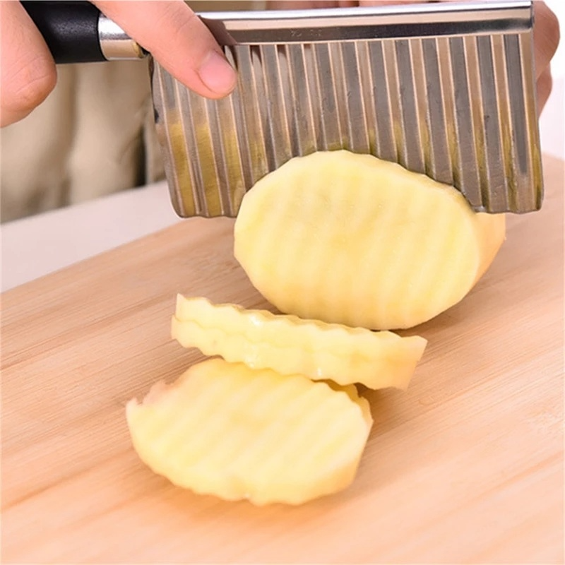 Dao Cắt Khoai Tây Hình Bông Hoa Bằng Thép Không Gỉ
