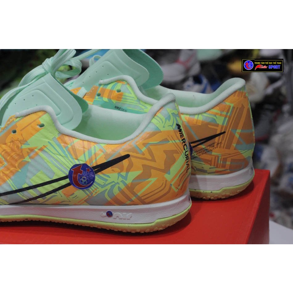 Giày đá bóng Vapor 15 Academy IC - XANH LÁ(size39-45)