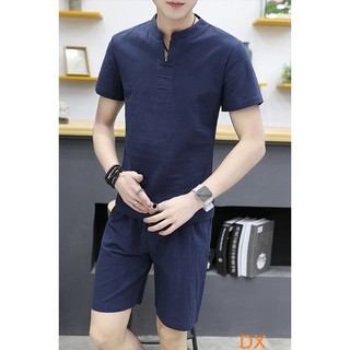 ( SALE SÔC) bộ  Đũi Nam cộc tay MẶC CỰC PHÊ