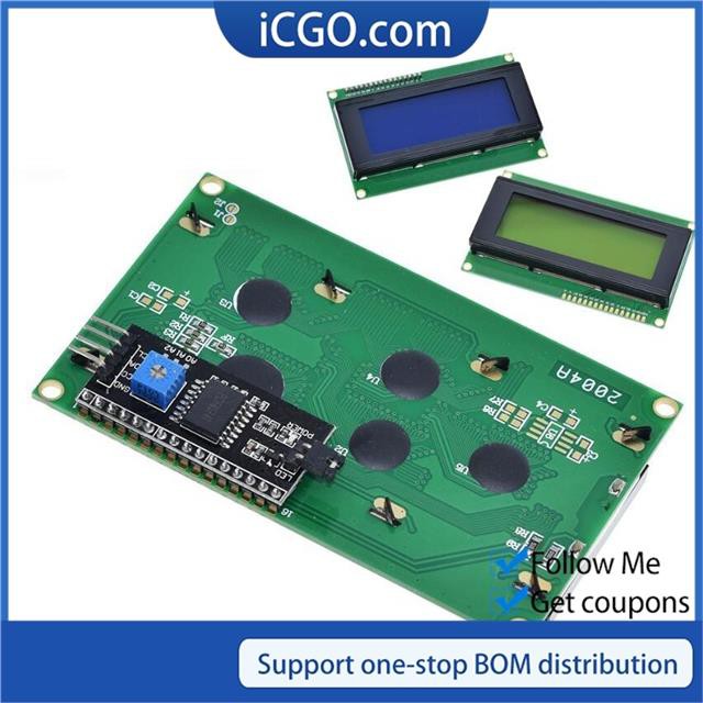 LCD2004 + I2C 2004 20x4 2004A Màn hình xanh / xanh HD44780 Nhân vật LCD / w IIC / I2C Mô-đun chuyển 
