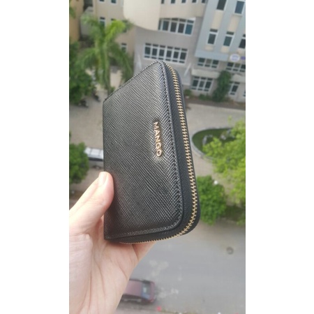 Ví Mango đen ngắn - hxt kèm bill Nga