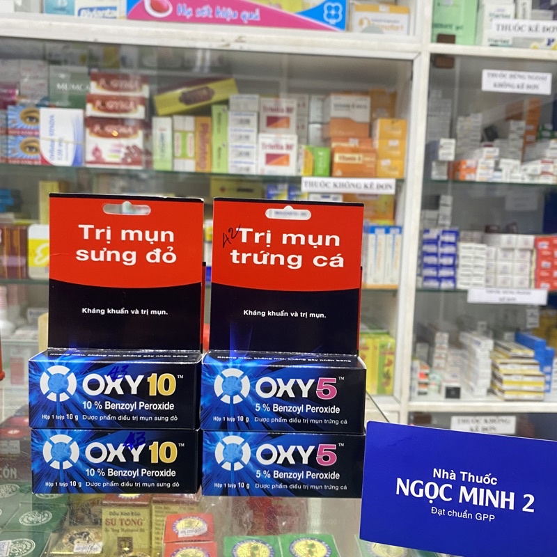 ✅ [Chính Hãng] Oxy 10 lotion bôi da mụn bọc và mụn sưng đỏ (Hộp 1 Tuýp 10g)