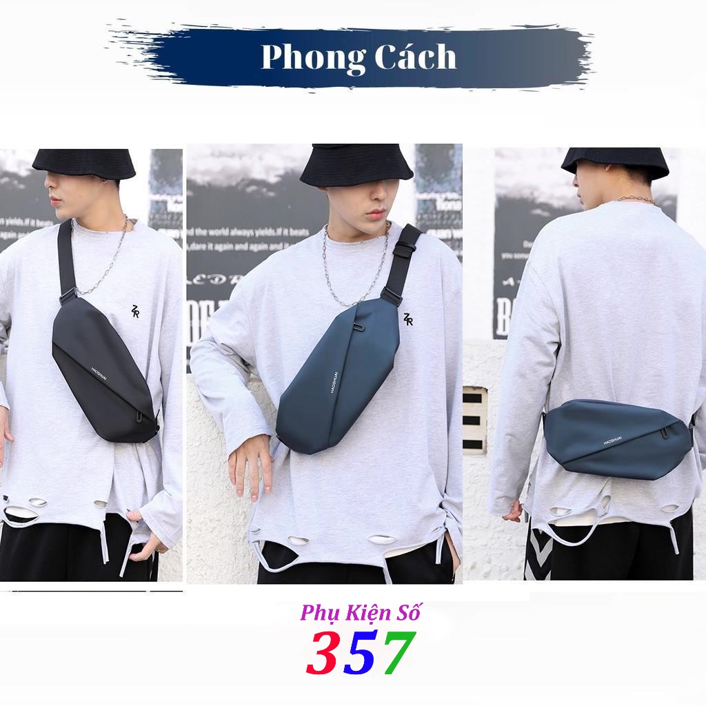 Túi đeo chéo Haoshuai chống nước thời trang phong cách PKS-1100-20