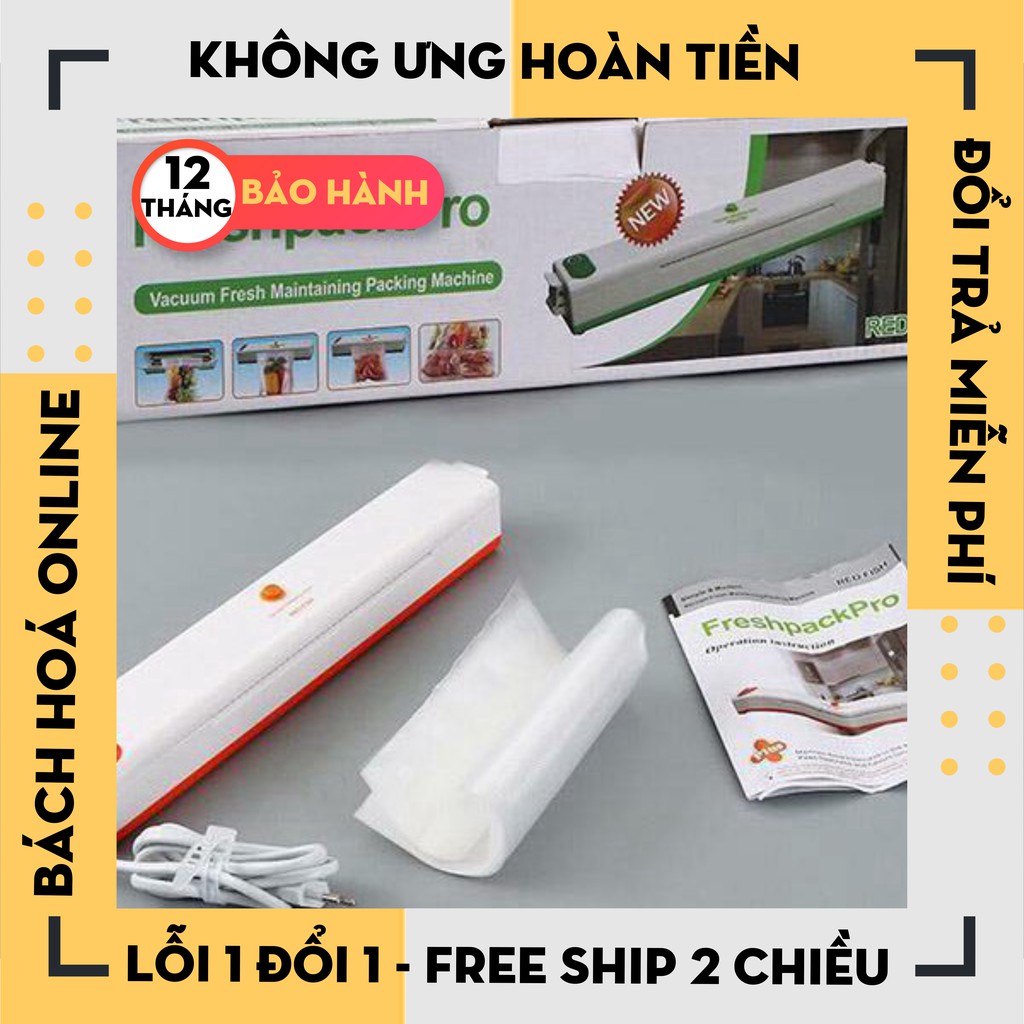 Máy hút chân không Fresh Pack Pro, máy hút chân không kiêm hàn miệng túi thực phẩm cao cấp - Máy Hút Chân Không TP