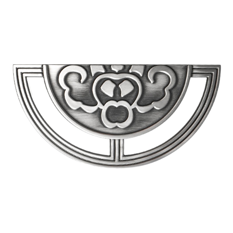 Tay Nắm Ngăn Kéo Tủ Bằng Hợp Kim Kẽm Họa Tiết Bán Nguyệt Phong Cách Trung Hoa Cổ Điển