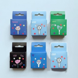 K-pop Blackpink EXO Washi Tape Seventeen GOT7 Twice Stationery DIY Sticker Diary Wall Decoartion