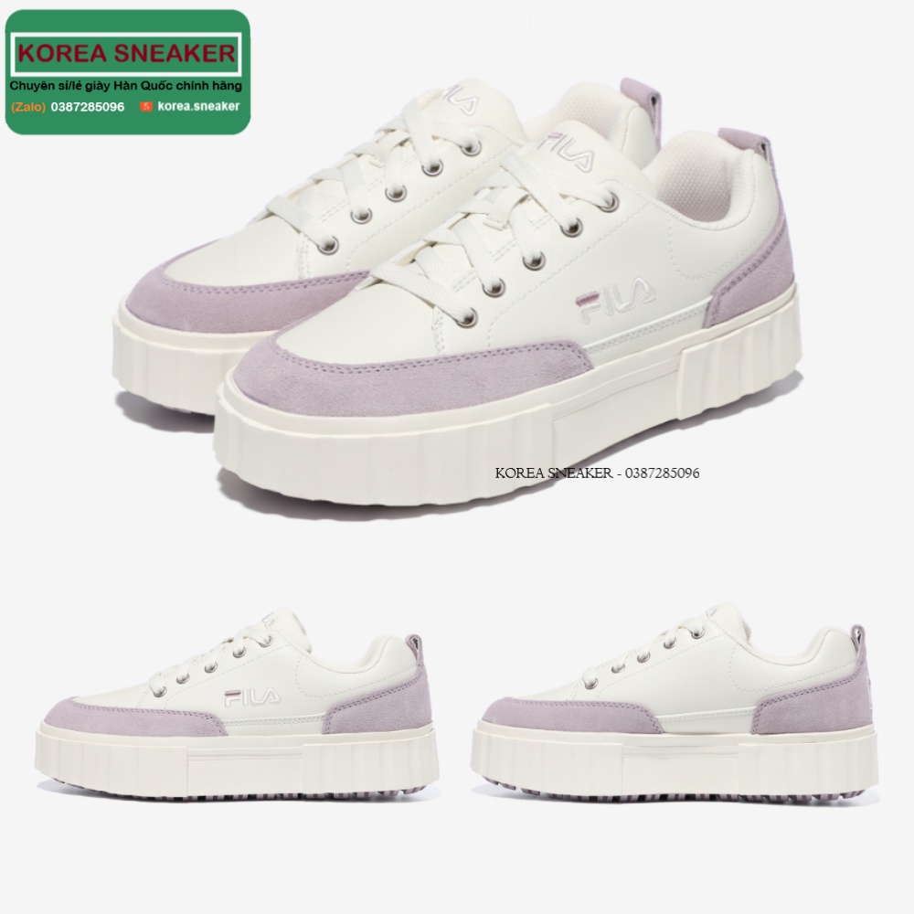 Giày Thể Thao Fila Sandblasted Raw Suede Hàn Quốc- Sneaker Chính Hãng 100%