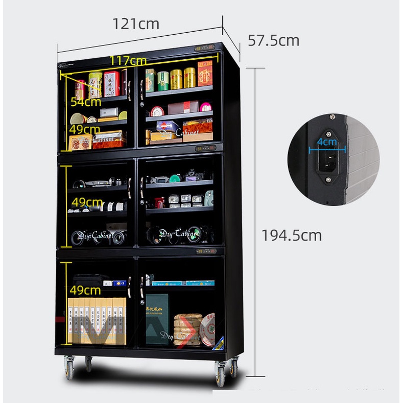 TỦ CHỐNG ẨM CAO CẤP DRY CABI DHC1200L, 1200 LÍTHàng chính hãng