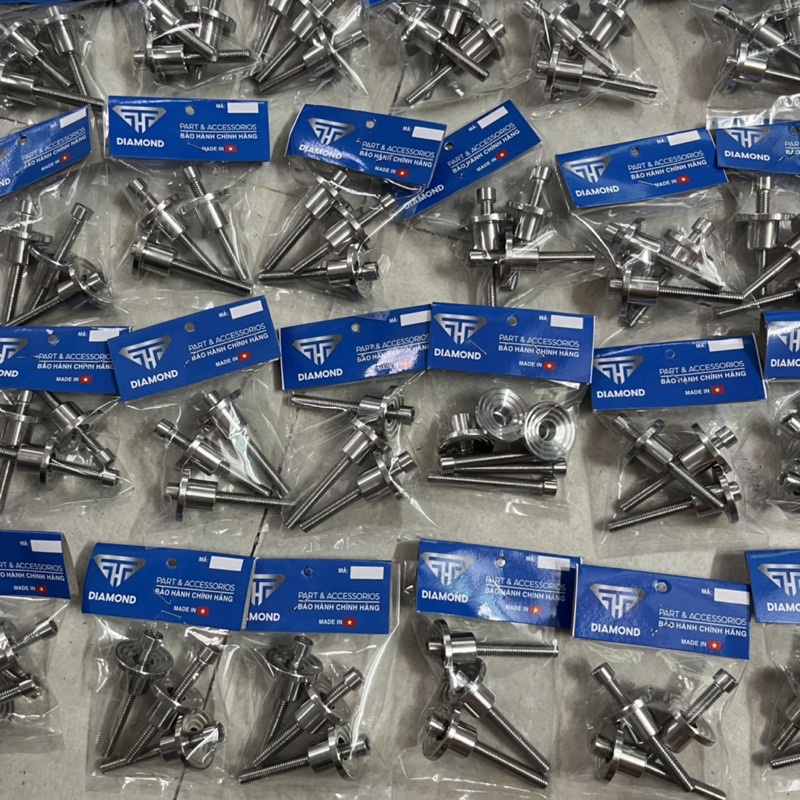 Bộ ốc khâu rổ xe Wave - Fu ProMax inox304