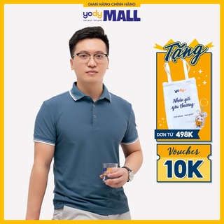 Áo thun polo nam YODY cổ bẻ ngắn tay thanh lịch thấm hút tốt nhiều màu APM3959