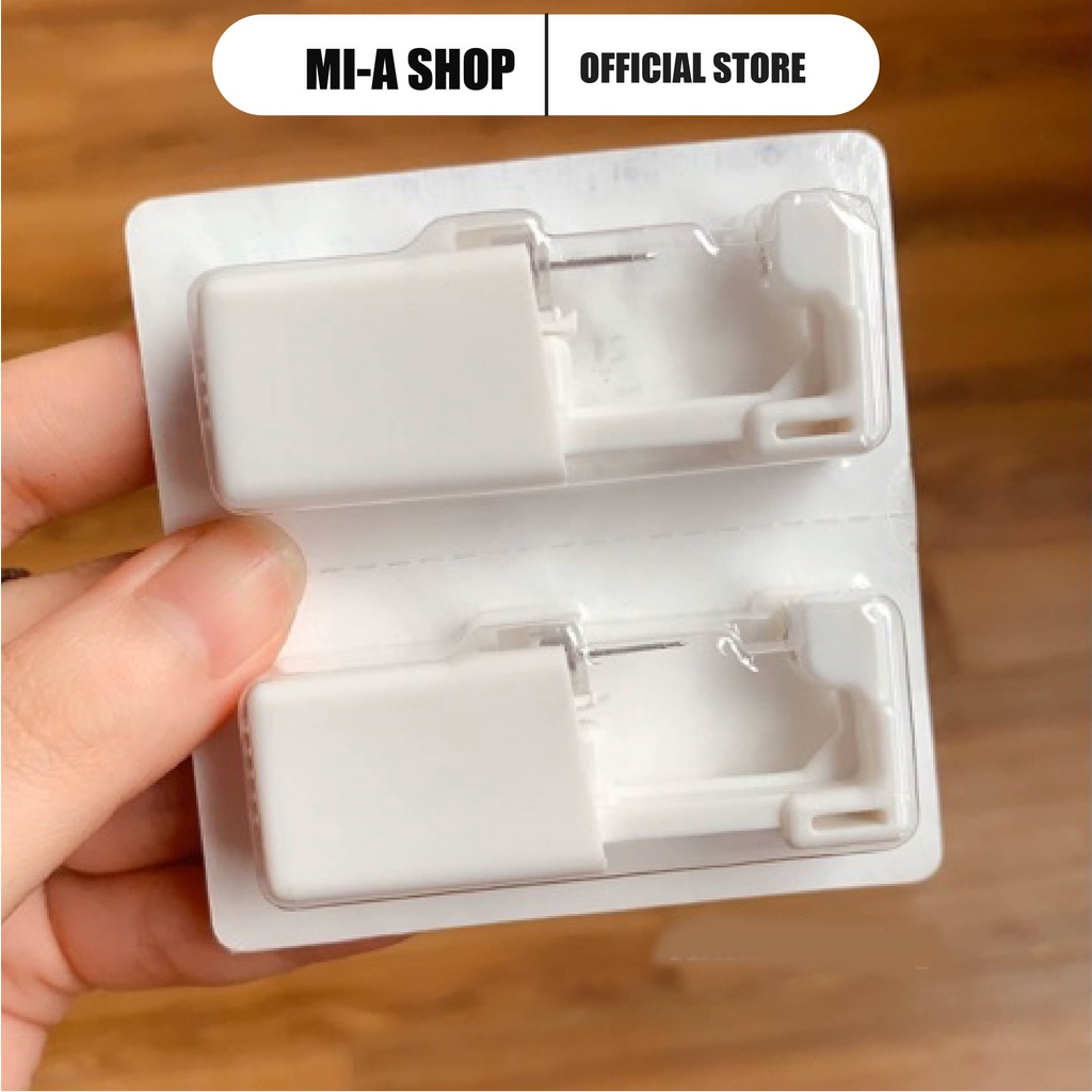 Đồ bấm lỗ tai (xỏ khuyên) cho người lớn, trẻ em, bé sơ sinh - xài 1 lần, an toàn, tiện lợi