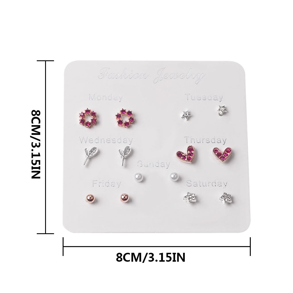 Bông Tai Nữ tinh tế hình ngôi sao trái tim thời trang Loại A Broxah. vn