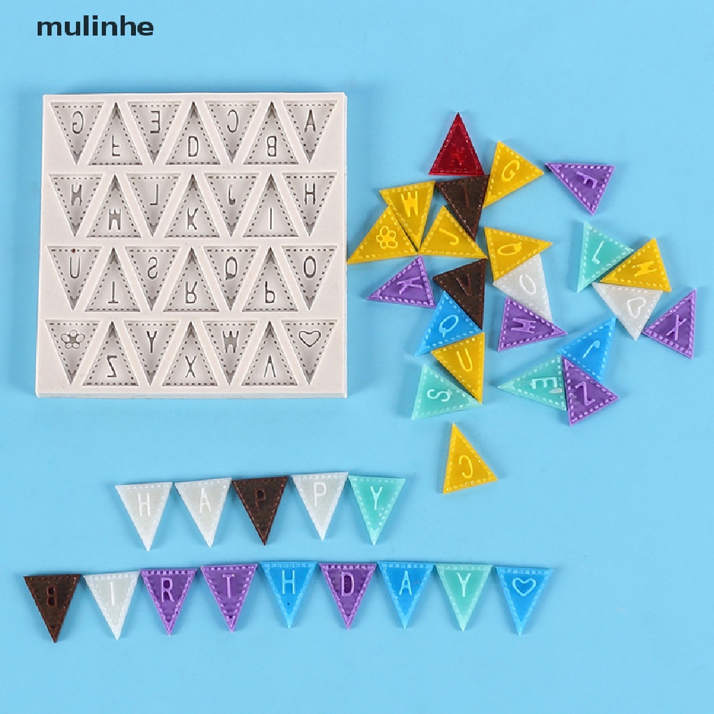 Khuôn Silicone Làm Bánh &amp; Socola Hình 26 Chữ Cái Tiếng Anh