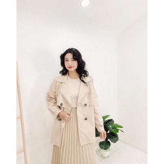 Trenh coat tay bo be sáng