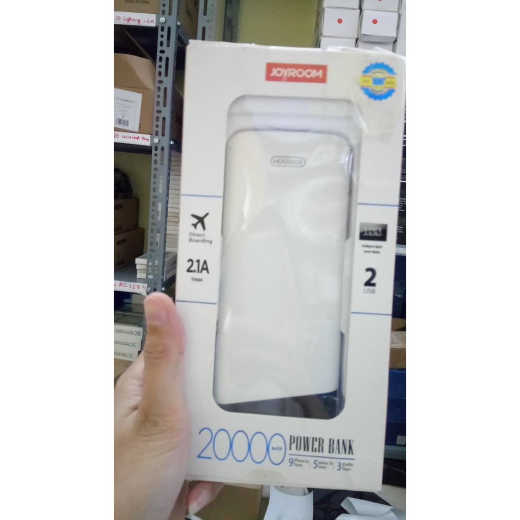 PIN SẠC DỰ PHÒNG JOYROOM D-M195 PLUS 20.000 mAh | 2 CỔNG SẠC TIỆN ÍCH | 12001