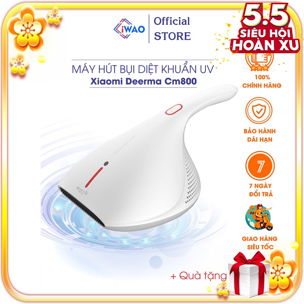 Máy Hút Bụi Đệm Giường Diệt Khuẩn UV Deerma CM800 Bảo Hành Chính Hãng