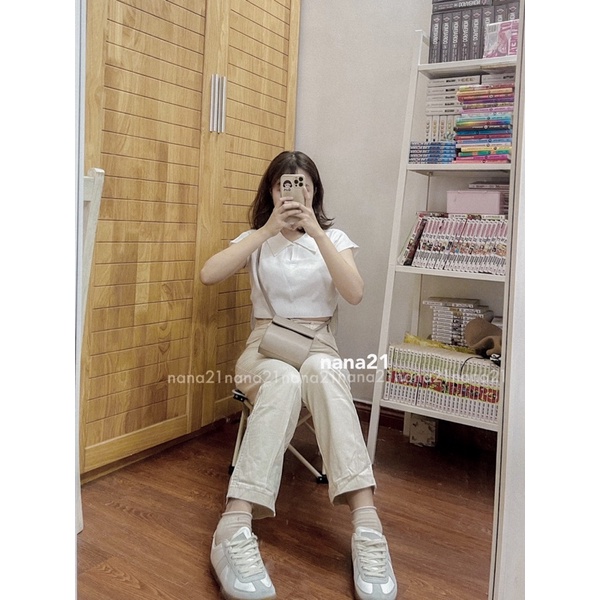 Áo len croptop polo | BigBuy360 - bigbuy360.vn