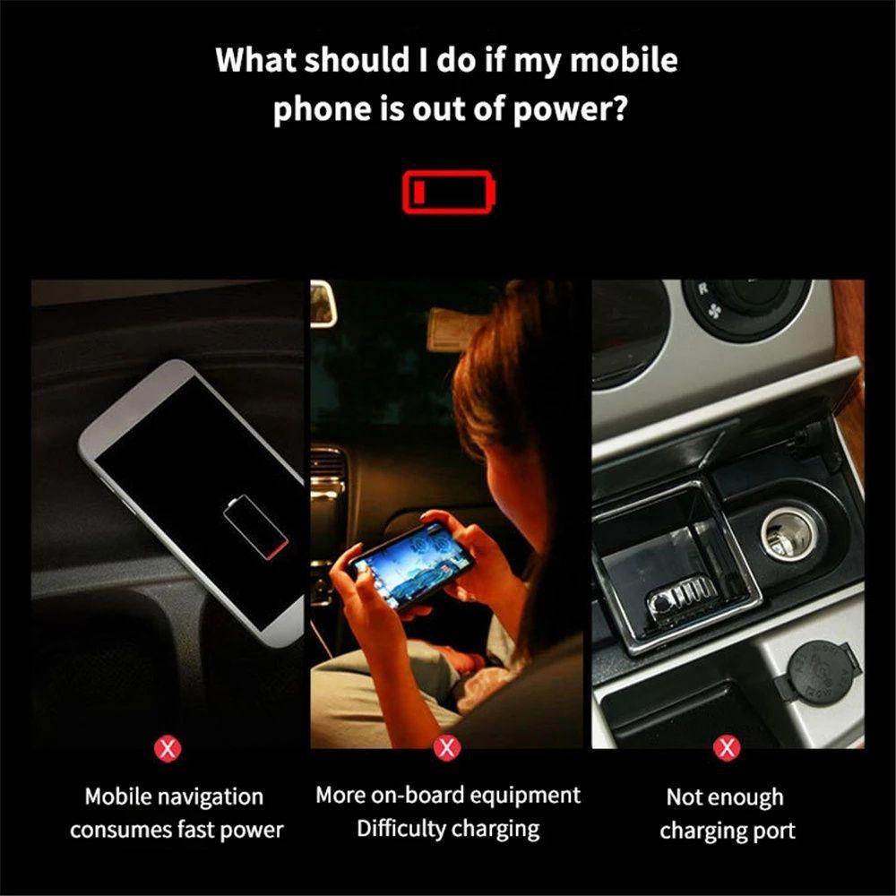 Ổ Cắm Sạc Hai Cổng USB Chuyên Dụng Cho Xe Hơi Toyota