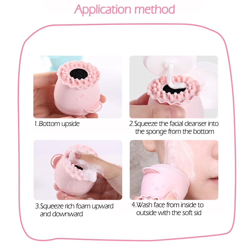 Bàn chải bạch tuộc silicon rửa mặt làm sạch | BigBuy360 - bigbuy360.vn