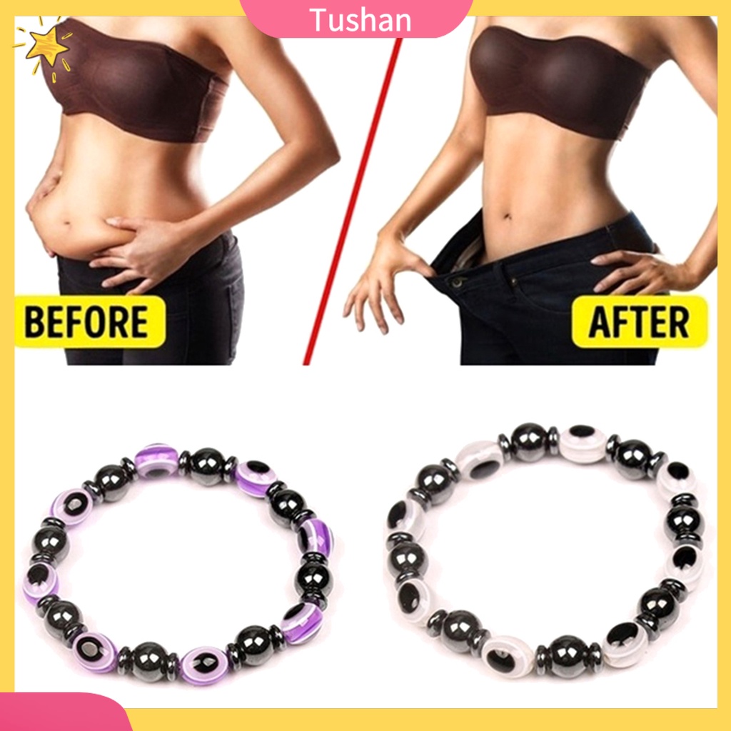 Vòng Tay Chuỗi Hạt Nam Châm Hỗ Trợ Giảm Cân Hiệu Quả