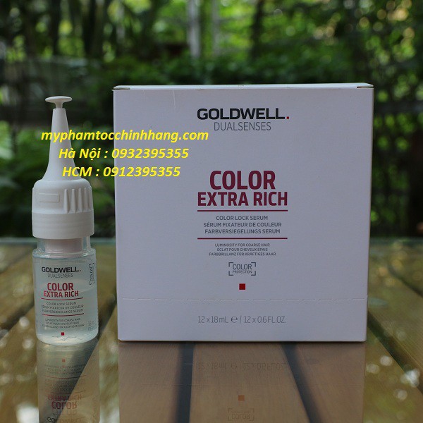 HUYẾT THANH KHÓA MÀU TÓC NHUỘM GOLDWELL 18 mL