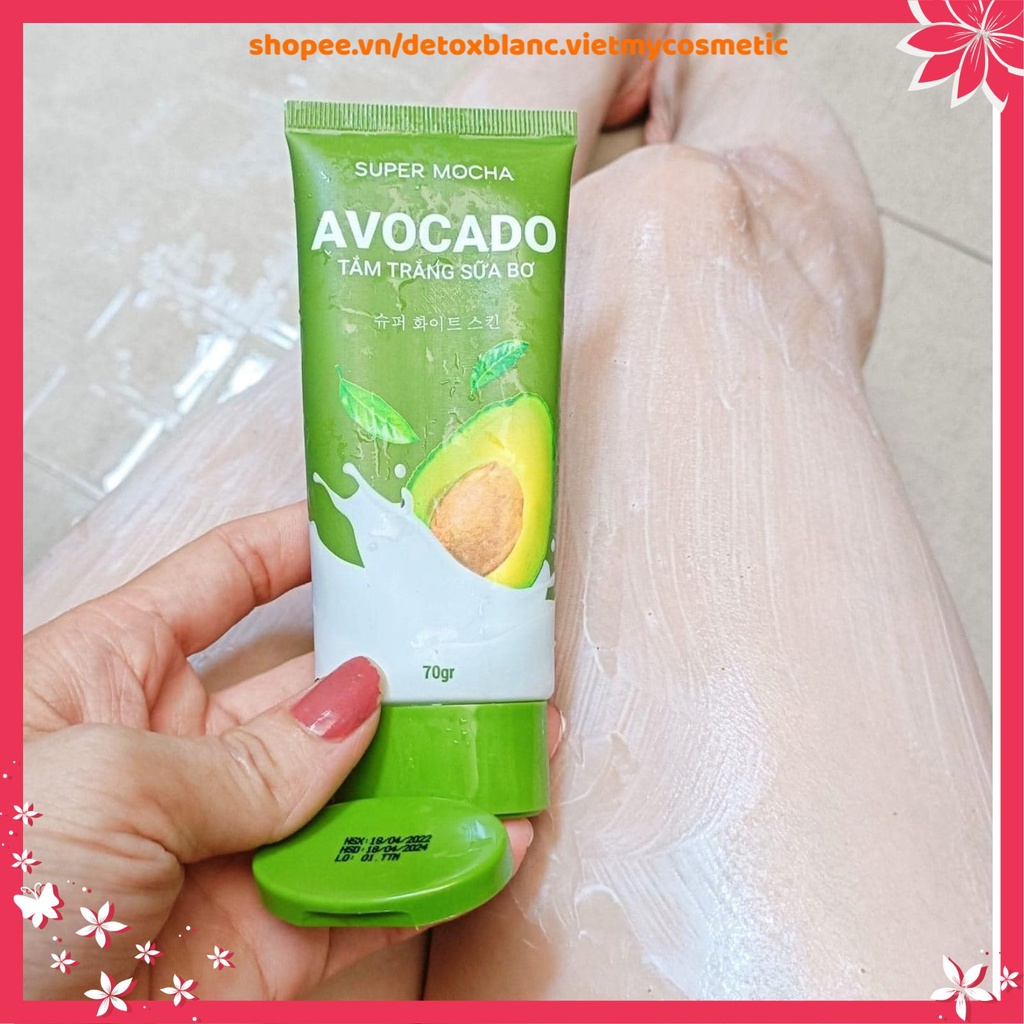 Combo Kem Bơ Sữa MOCHA + Tắm Trắng Sữa Bơ AVOCADO - Bộ Đôi Siêu Dưỡng Trắng Da