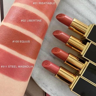 Son Tom Ford Lip Color tone Trà Sữa - Màu 01, 02, 100, 511 Steel
