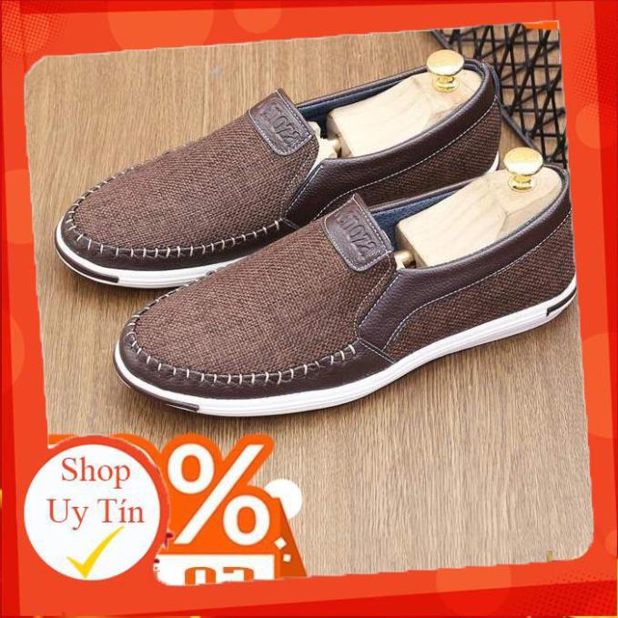 [Chuẩn Nam Tính] GIÀY LƯỜI NAM VẢY BỐ CÓ 4 MÀU (L02) [Shop Uy Tín] | BigBuy360 - bigbuy360.vn