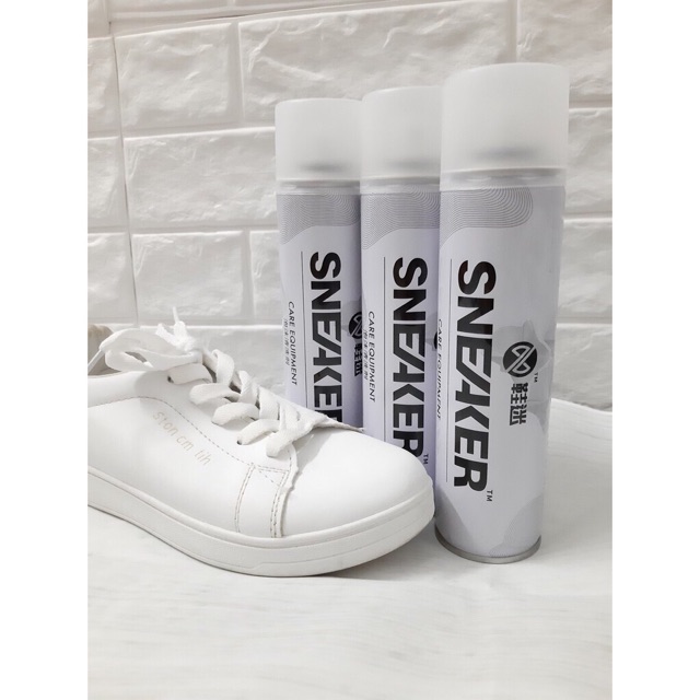 Chai xịt bọt vệ sinh giày dép siêu tốc SNEAKER 300ML ( có video hướng dẫn) BOTVESINH