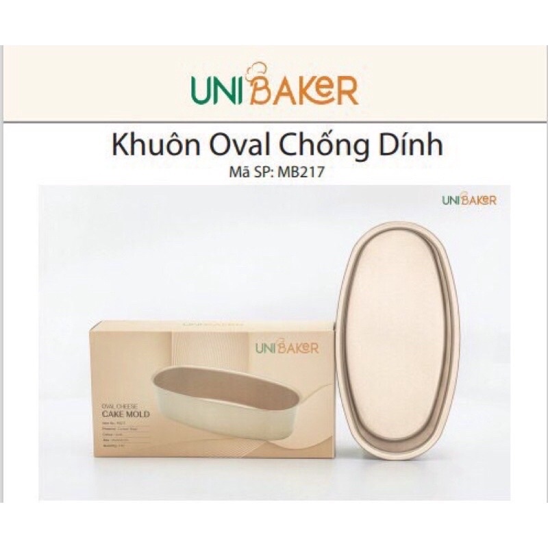 Khuôn Oval chống dính cao cấp hiệu Unibaker