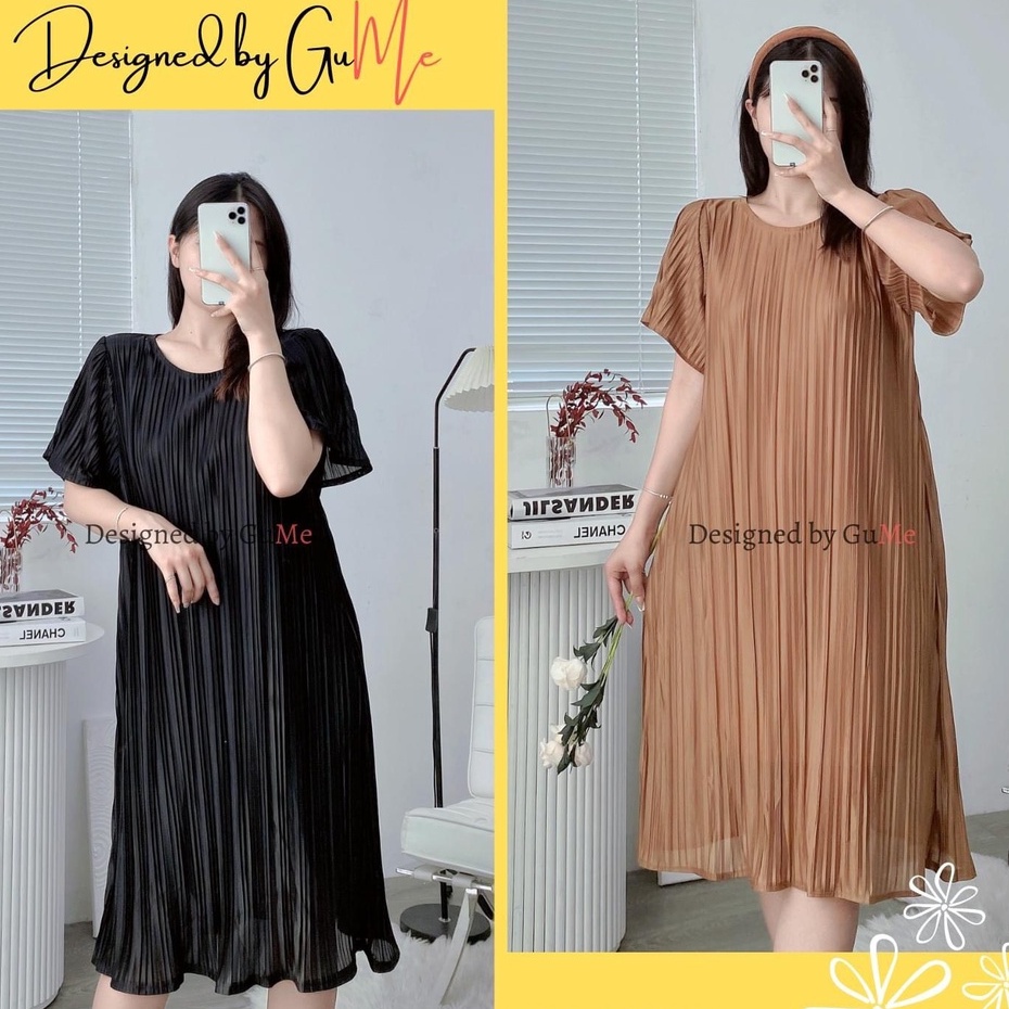 ( Quà tặng 0đ)Váy bầu du lịch form suông dáng rộng cực style, đầm bầu xếp ly 2lớp hàng quảng châu phù hợp mọi hoàn cảnh
