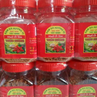 Combo 2 hũ Muối ớt tôm tây ninh vừa rẻ vừa ngon hũ 80g (date mới)