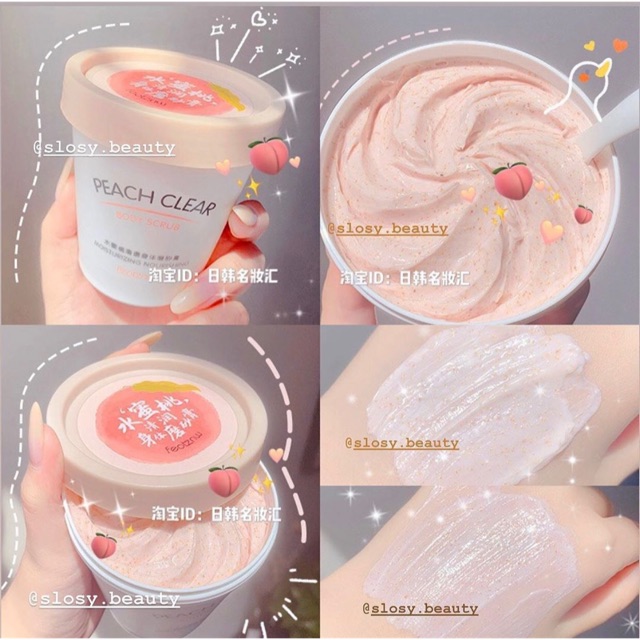 TẨY DA CHẾT BODY PEACH CLEAR