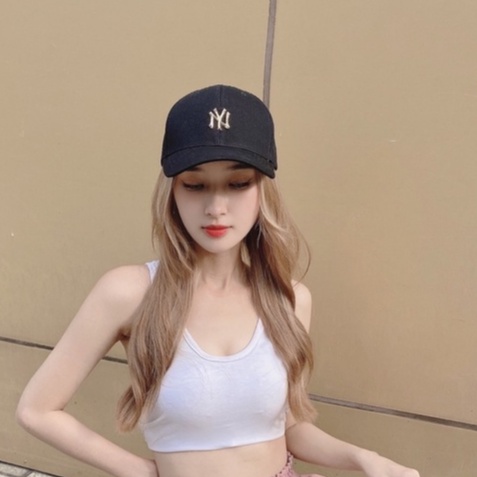 Nón kết MLB trắng đen thời trang cao cấp fulltag hàng 1:1