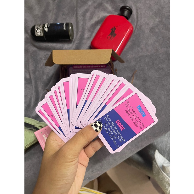 Bộ bài Truth or Dare 42 lá,  Hot trend đi nhậu Drinking game,  thử thách hay khi đi nhậu khuấy động tụ tập bạn bè