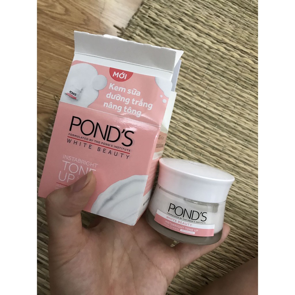 Kem Sữa Dưỡng Trắng Nâng Tông PONDS White Beauty Instabright Tone Up Milk Cream 23g
