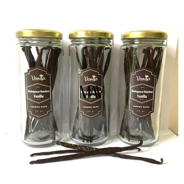 Quả Vanilla Madagascar Bourbon Thượng Hạng