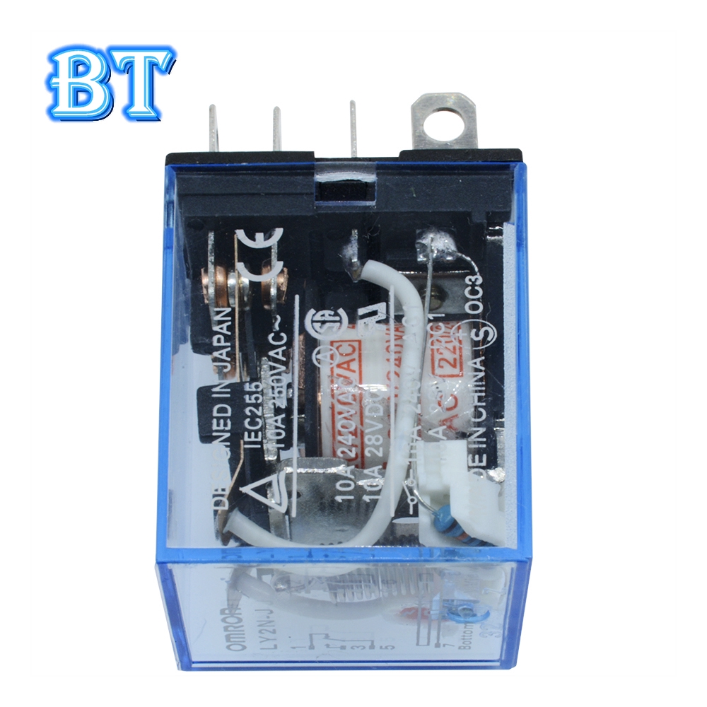 Rơ le LY2NJ J LY2N LY2 AC 200V / 220V 10A 240Vdc 8 chân chất lượng cao
