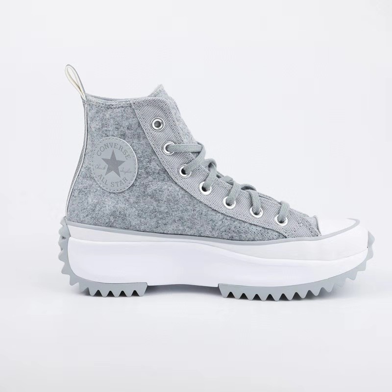 Converse Giày Thể Thao Da Lộn Đế Dày Cổ Cao Thời Trang unisex 293